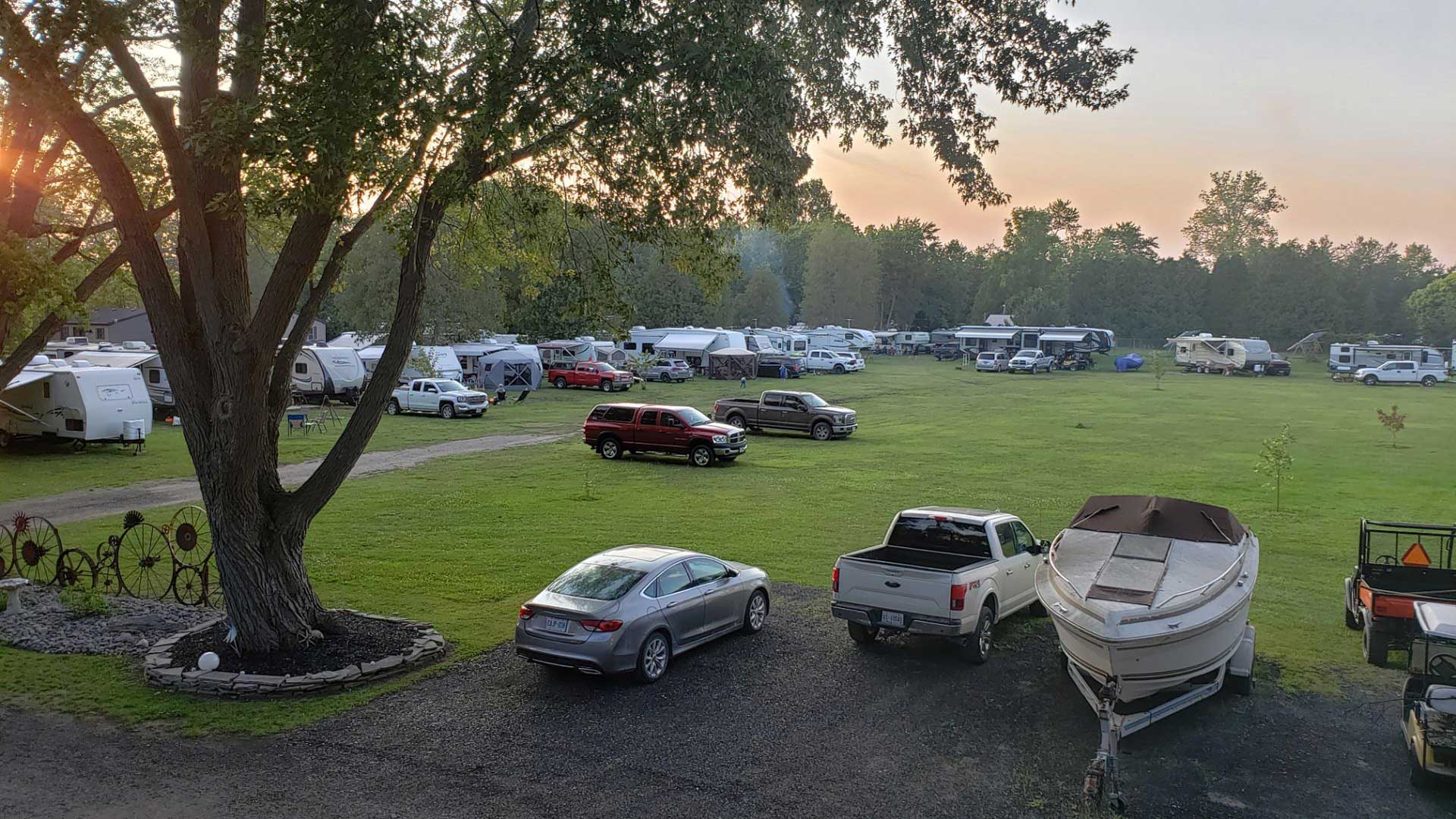 Shiloh Park campsite photograph